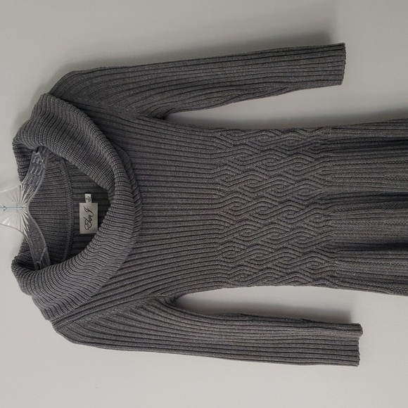 Eliza J sweater dress fit and flare cowl neck size xs - Picture 3 of 13